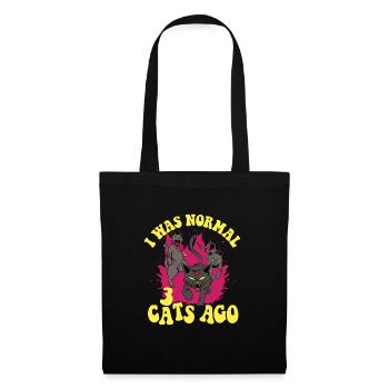 Chat Chats Amoureux Chat Propriétaire ChatOn - Sac en tissu - noir - Devant