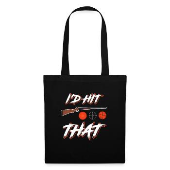 J’avais frappé ce pigeon d’argile tirant des tireurs sportifs - Sac en tissu - noir - Devant
