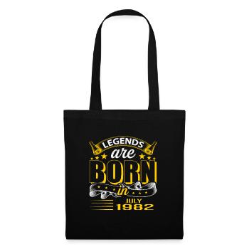 Juillet 1982 - Cadeau du 40e anniversaire. Génial. - Sac en tissu - noir - Devant