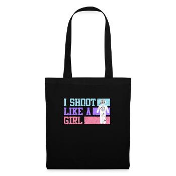 Je photographie comme une fille Women’s Sports Shooting - Sac en tissu - noir - Devant