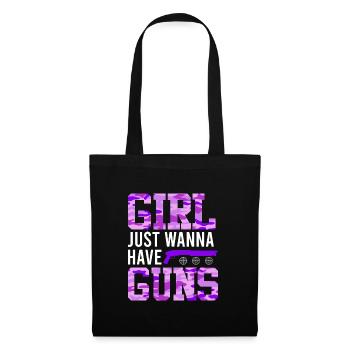 Les filles veulent juste avoir des Gungs Ladies - Sac en tissu - noir - Devant