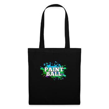 Paintball - Sac en tissu - noir - Devant
