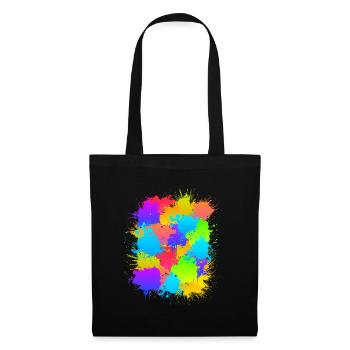 Paintball coloré Markeirer marque paintballer - Sac en tissu - noir - Devant