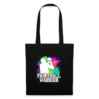 Paintball Warrior Paintballer - Sac en tissu - noir - Devant