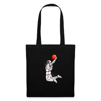 Astronaut Dunking Basketball - Tote Bag - black - Front
