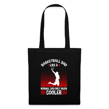 Basketball dad like normal dad only cooler - Tote Bag - black - Front