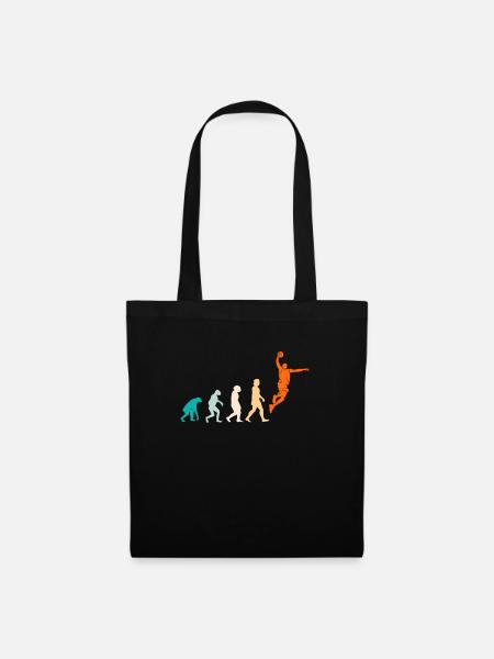 Basketball Evolution Basketballer - Stoffbeutel - Schwarz