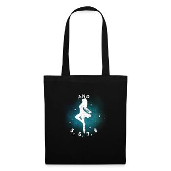 Ballet Ballerina Pole Dancer Line Dance Tap Dance - Tote Bag - black - Front