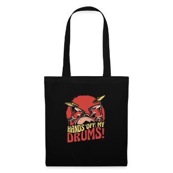 Batterie Batteur Tambour Tambour - Sac en tissu - noir - Devant