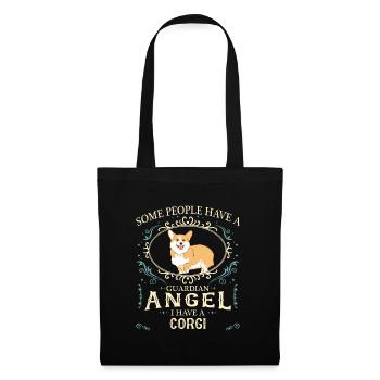 Pembroke Welsh Corgi Chiens Chiens - Sac en tissu - noir - Devant
