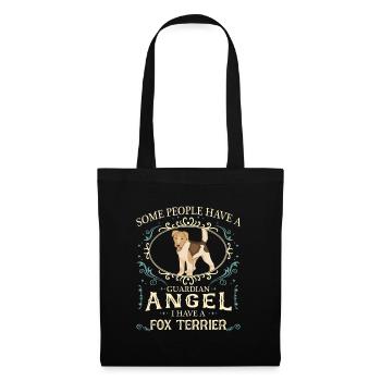 Fox Terrier Dog - Tote Bag - black - Front