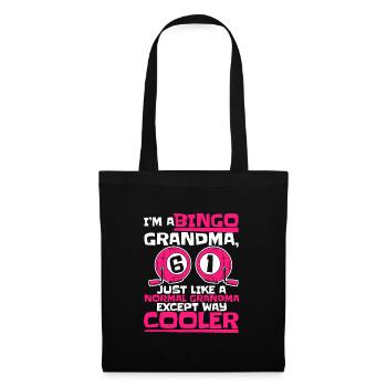 Bingo Gambling Lottery Bingo Joueurs - Sac en tissu - noir - Devant