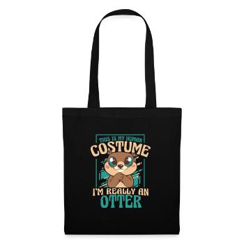 Otter Sea Otter - Tote Bag - black - Front