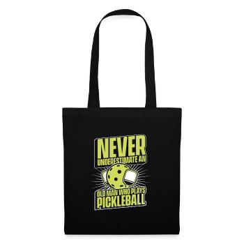 Pickleball Pickleballer Sport - Sac en tissu - noir - Devant