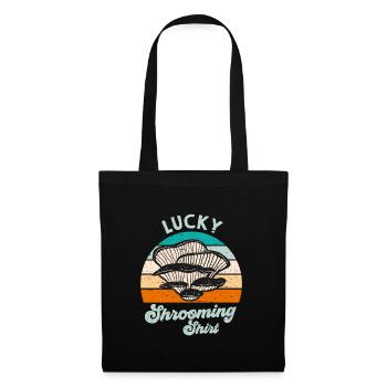 Mushroom Collection Lucky Shirt Mushroom Picker - Tote Bag - black - Front