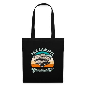 Mushroom Collection Lucky Shirt Mushroom Picker - Tote Bag - black - Front