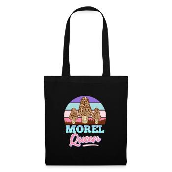Morel Queen Mushroom Picker - Tote Bag - black - Front