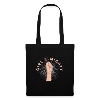 Féminisme féministe Autonomisation des femmes Genre Filles - Sac en tissu - noir - Devant