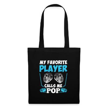 My Favorite Player calls me Pop - Tote Bag - black - Front