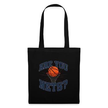 Are You Nets? Basketball Hoops Ball Life Dunk - Tote Bag - black - Front