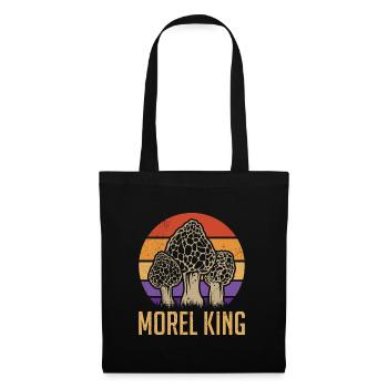 Morel King Mushrooms Collect Mushroom Pickers - Tote Bag - black - Front