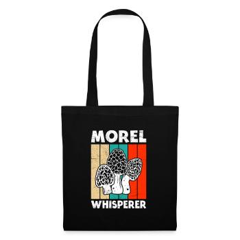 Morel Whispering Mushrooms Mushroom Picker - Tote Bag - black - Front