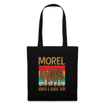 Search & Rescue Team Morel Mushroom Picker - Tote Bag - black - Front