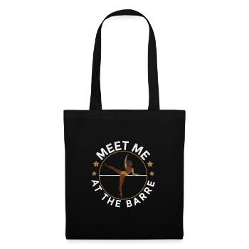 Ballet Ballerine Pole Dancer Line Dance Tap Dance - Sac en tissu - noir - Devant