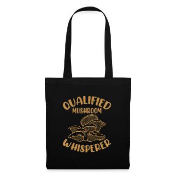 Qualified Mushroom Whisperer Mushroom Picker - Tote Bag - black - Front
