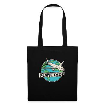 Vol du premier vol de l’avion - Sac en tissu - noir - Devant