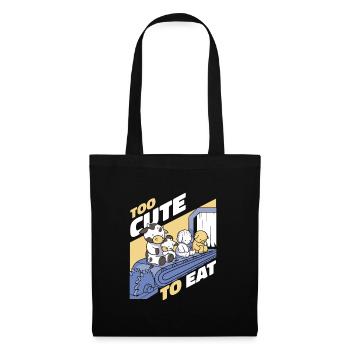 Vegetarian Vegan Veggie Vegetarian - Tote Bag - black - Front