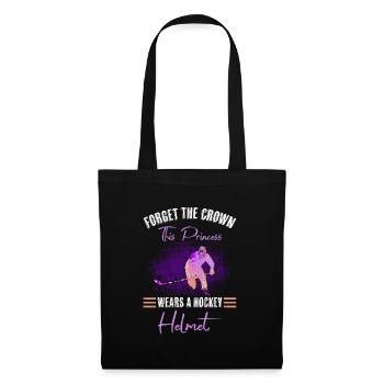 Le hockey sur glace oublie que la princesse héritière porte un casque - Sac en tissu - noir - Devant