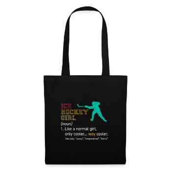 Définition Hockey Filles - Sac en tissu - noir - Devant