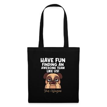 Job change colleague Farewell new job - Tote Bag - black - Front