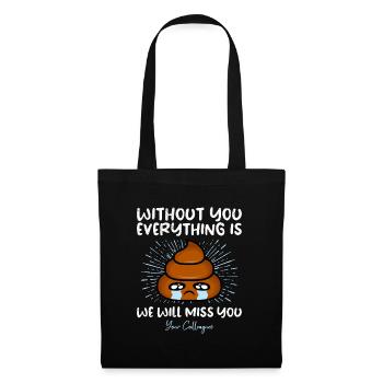 Job change colleague Farewell gift retirement - Tote Bag - black - Front