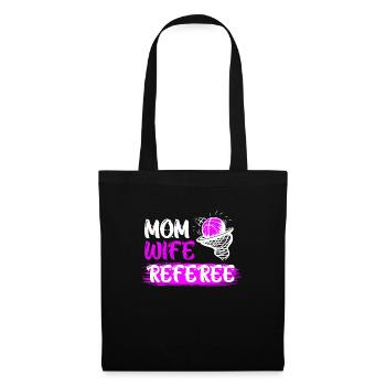 Maman Femme Arbitre Shiri Dames - Sac en tissu - noir - Devant