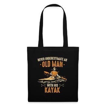 Kajak Kayak Kayaking - Sac en tissu - noir - Devant
