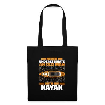 Kajak Kayak Kayaking - Sac en tissu - noir - Devant
