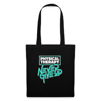 Assistante thérapeute en physiothérapie - Sac en tissu - noir - Devant