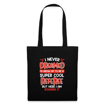 Super cool Arbitre Arbitre Dames - Sac en tissu - noir - Devant