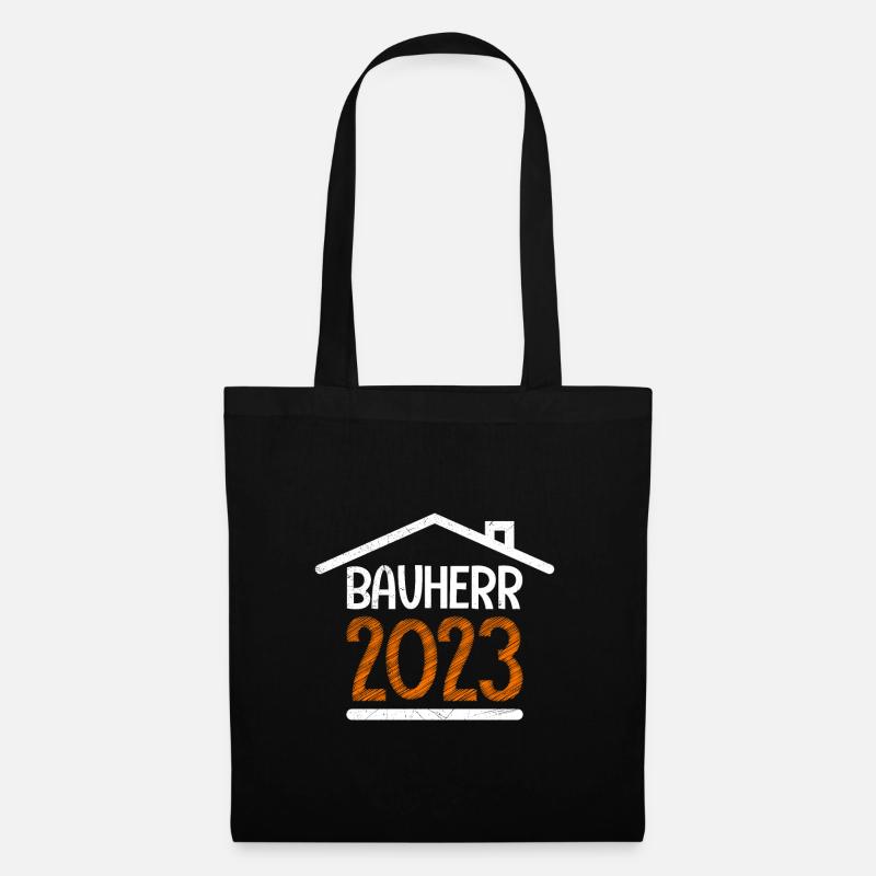 Bauherr 2023 - Stoffbeutel - Schwarz