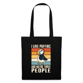 Puffin Seabirds Puffin - Tote Bag - black - Front