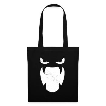 Scream Maske Halloween - Stoffbeutel - Schwarz - Vorne
