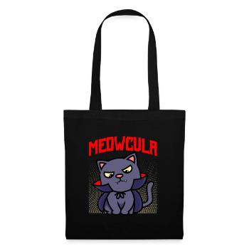 Dracula Chat d’Halloween - Sac en tissu - noir - Devant