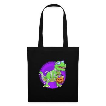 Dinosaur Halloween Mummy - Tote Bag - black - Front