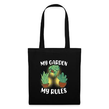 Mon jardin mes règles allotissements - Sac en tissu - noir - Devant