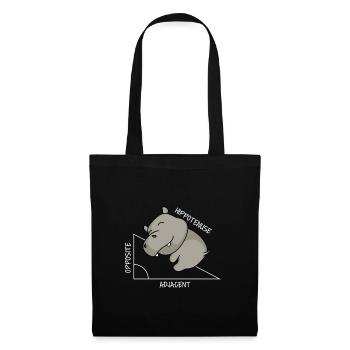 Hippoténouse - Sac en tissu - noir - Devant