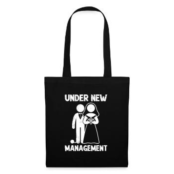 Under new management wedding - Tote Bag - black - Front
