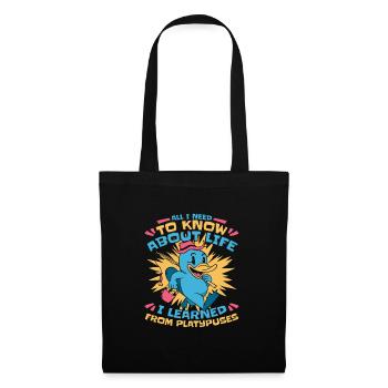 Platypus animal - Tote Bag - black - Front