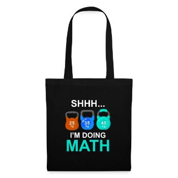 Gym Athlètes Musculation - Sac en tissu - noir - Devant